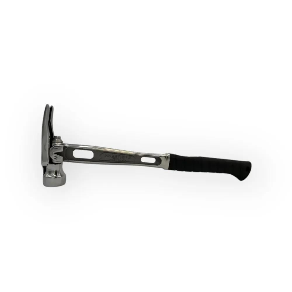 M1 Titanium Handle 15oz Smooth Steel Head Polished Precision Curved Grip Framing Hammer MZ4510_PL