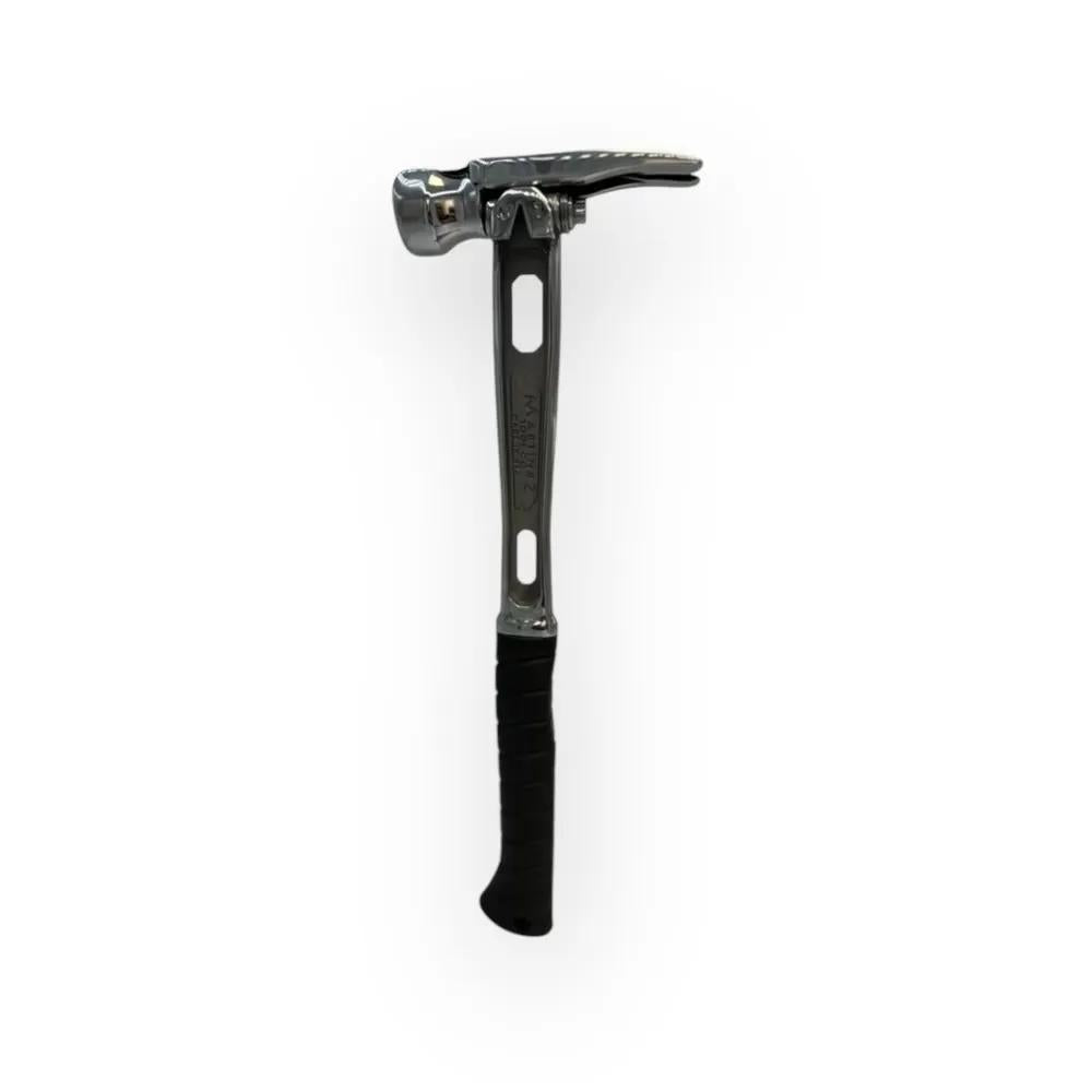 M4 Titanium Handle 12oz Smooth Steel Head Polished Precision Curved Grip Finish Hammer MZ4508_PL