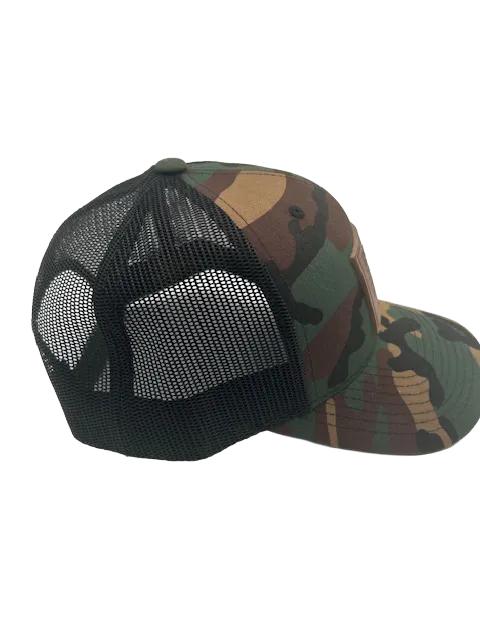 Martinez Range Leather Hat - Camo
