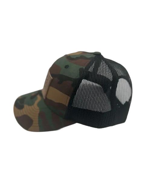 Martinez Range Leather Hat - Camo