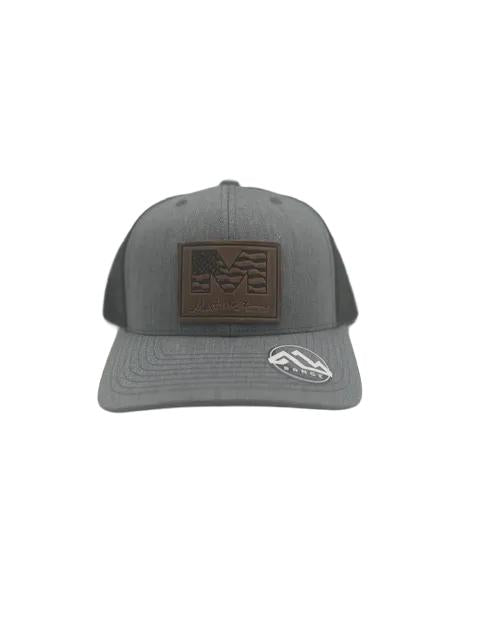 Martinez Range Leather Hat - Heather Gray