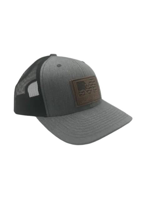 Martinez Range Leather Hat - Heather Gray
