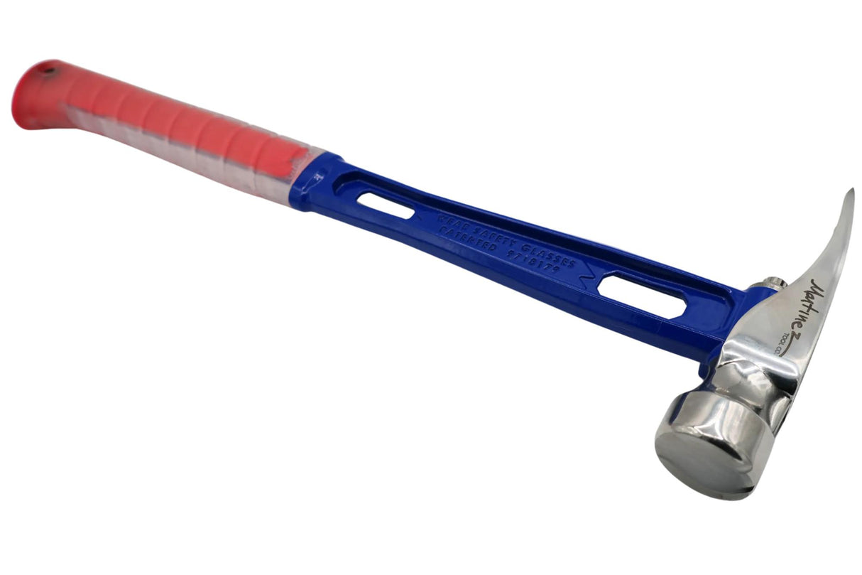America's 250th 15oz Polished M1 Smooth Etched American Flag Face Titanium Framing Hammer