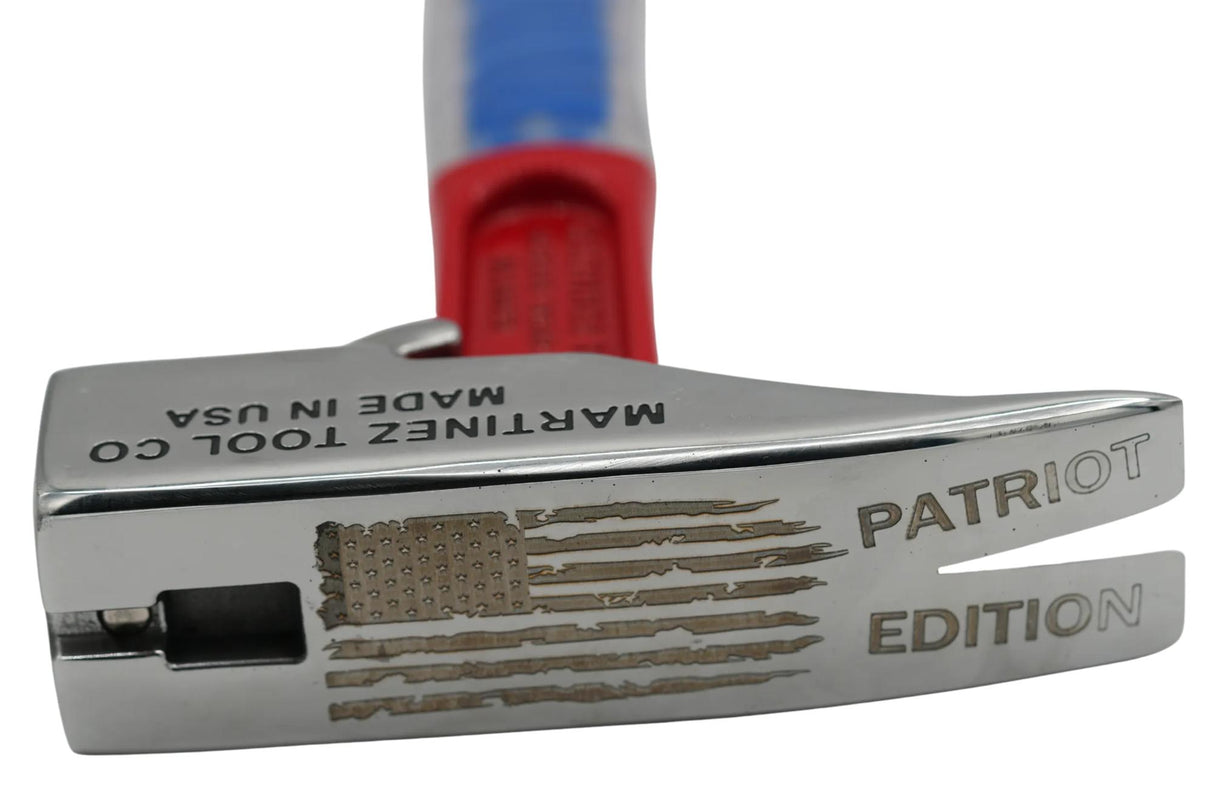 MARTINEZ POLISHED PATRIOT 36 OZ. SMOOTH FACE SLEDGE HEAD HAMMER - VICTORY SPECIAL EDITION