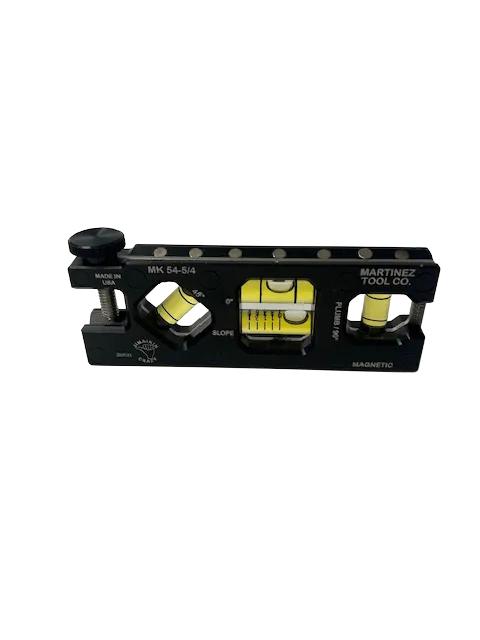 Martinez Titanium 5" Magnetic Torpedo and Conduit Level - Black