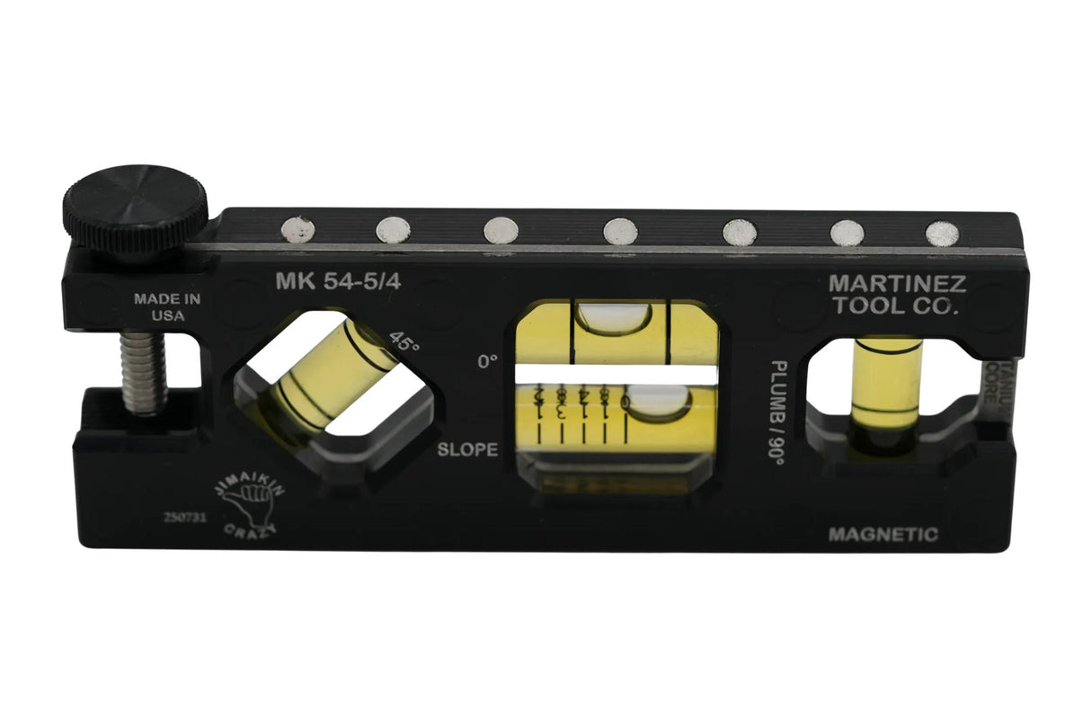 Martinez Titanium 5" Magnetic Torpedo and Conduit Level - Black
