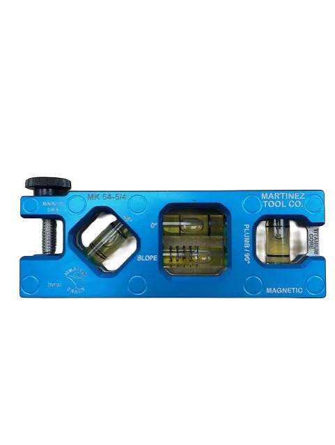 Martinez Titanium 5" Magnetic Torpedo and Conduit Level - Blue