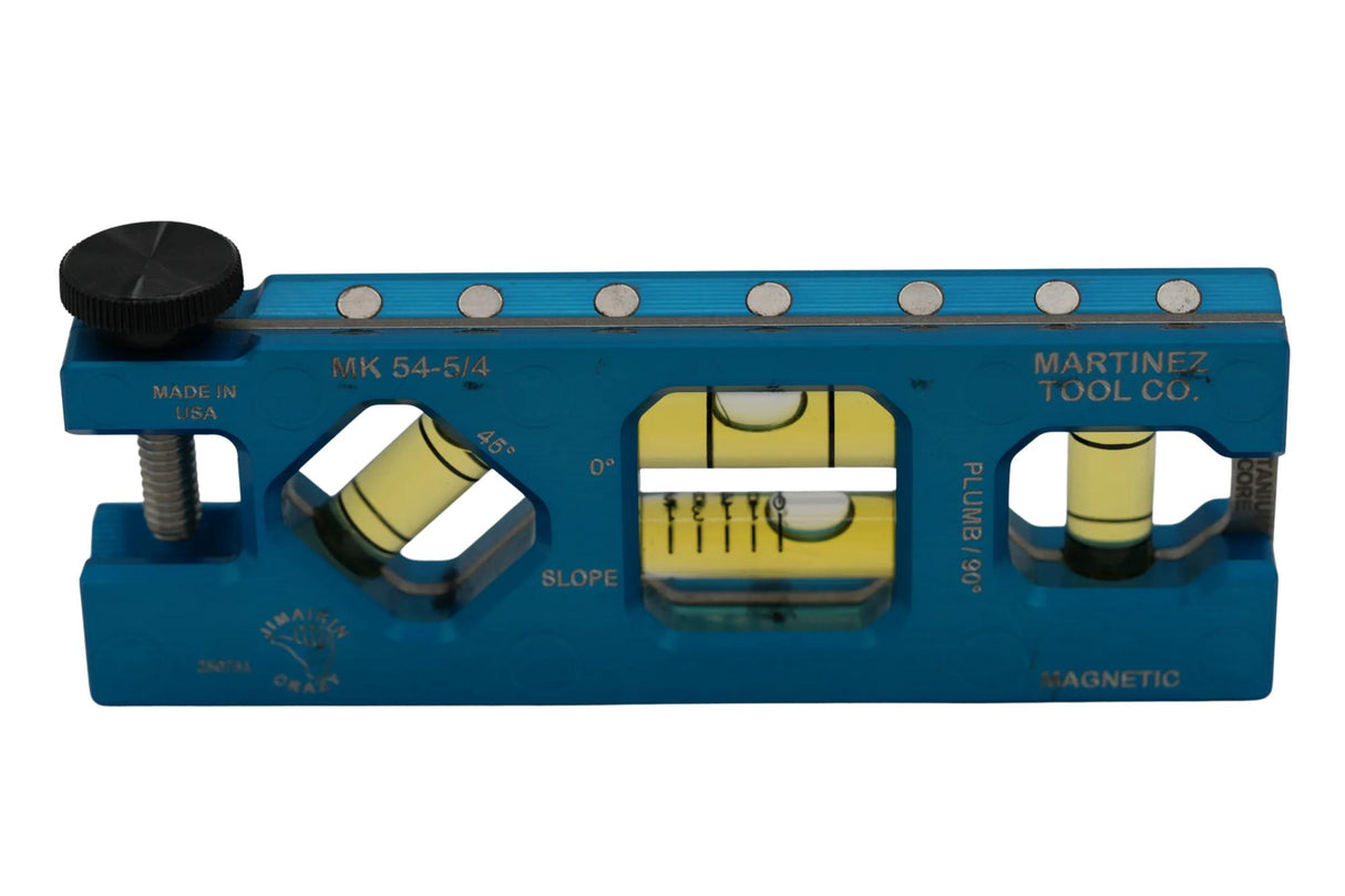 Martinez Titanium 5" Magnetic Torpedo and Conduit Level - Blue