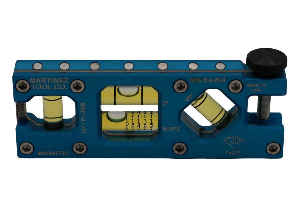 Martinez Titanium 5" Magnetic Torpedo and Conduit Level - Blue