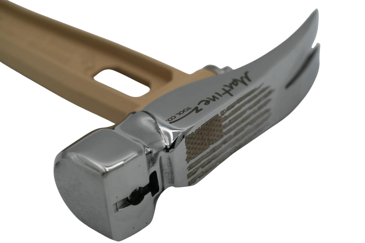 Reaper Sand 12oz Polished M4 Smooth Etched American Flag Face Titanium Finishing Hammer