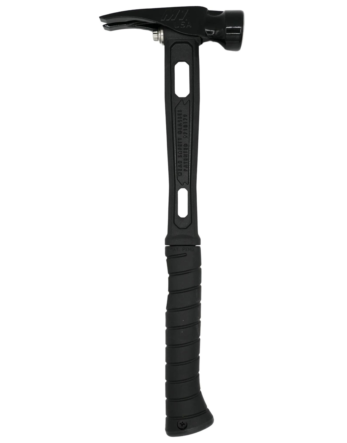 Martinez Murdered-Out 15 oz M1 Smooth Face Titanium Framing Hammer