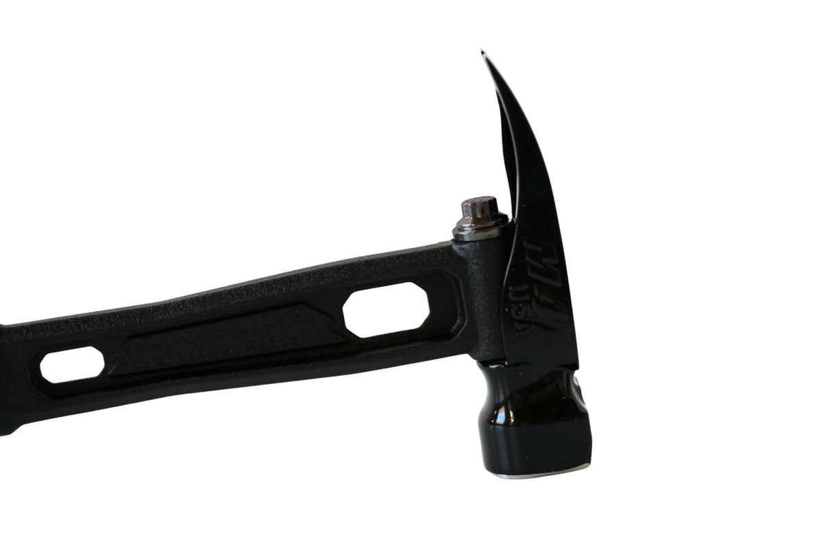Martinez Murdered Out 12 Oz M4 Smooth Face Titanium Finish Hammer