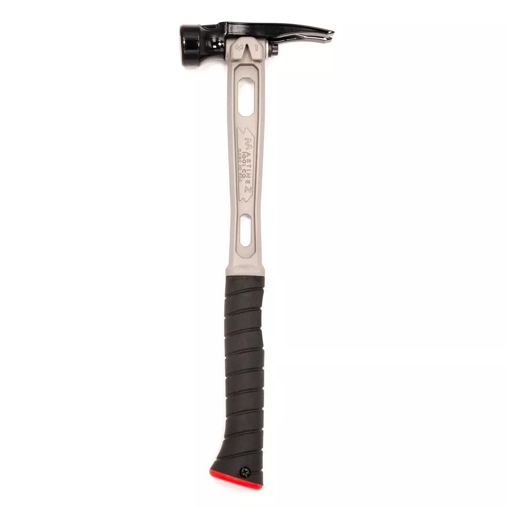 M1 Titanium Handle 15oz Smooth Steel Head Curved Grip Framing Hammer - Signature Series