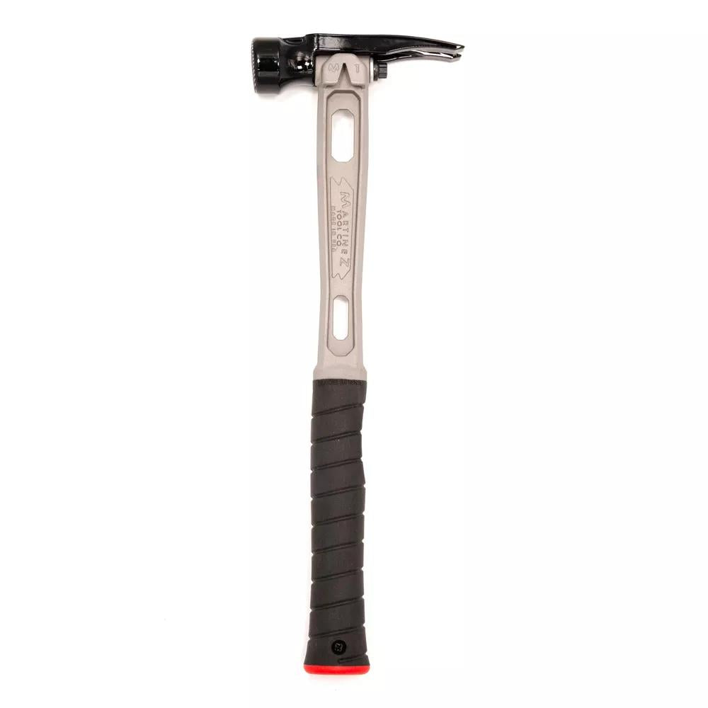 M1 Titanium Handle 15oz Milled Steel Head Straight Grip Framing Hammer - Signature Series