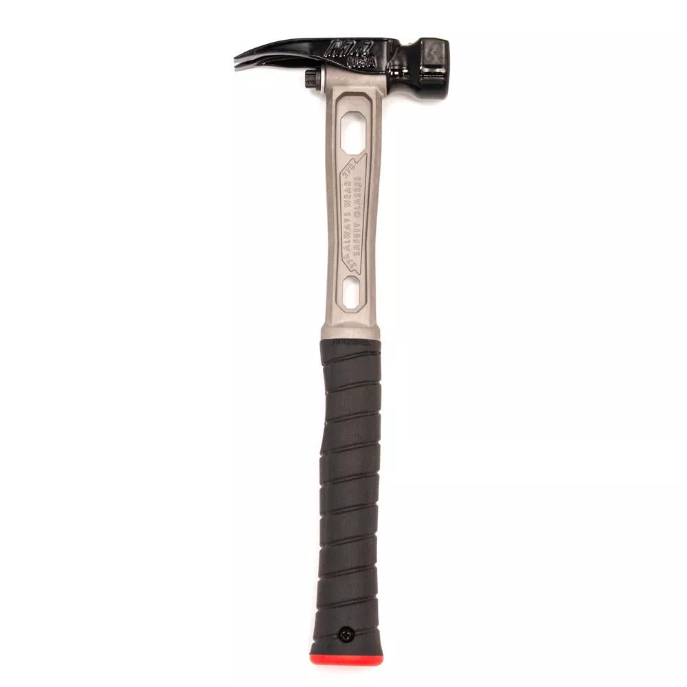 M4 Titanium Handle 12oz Dimple Steel Head Straight Grip Finish Hammer - Signature Series