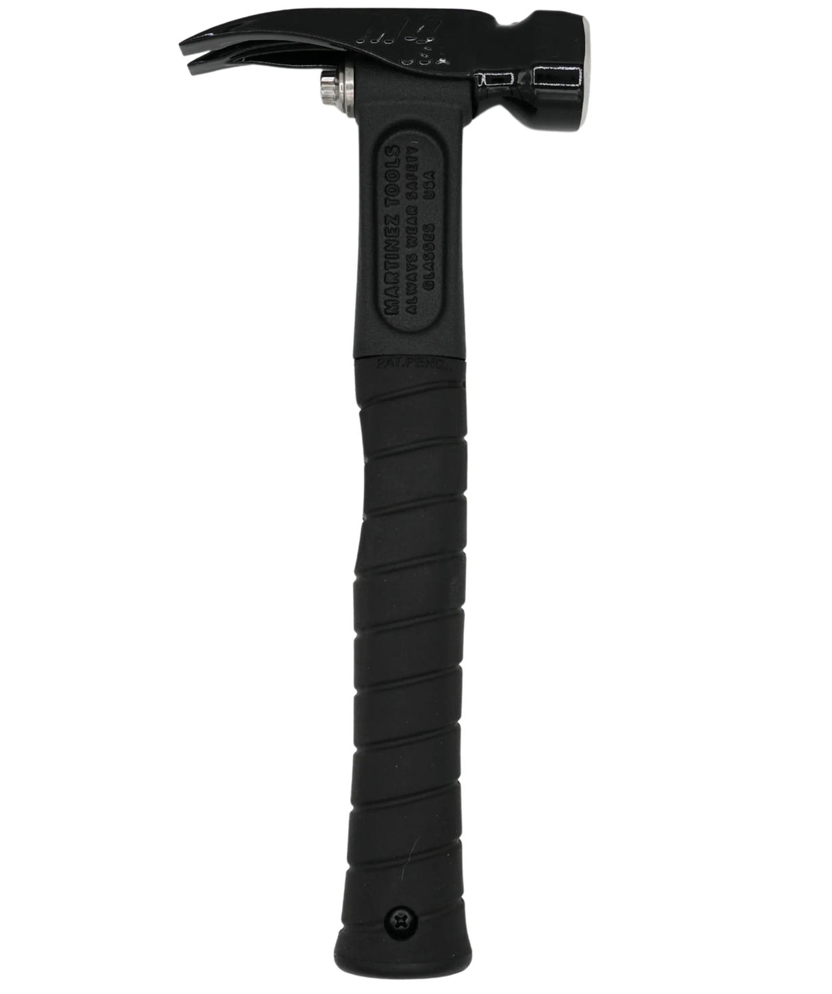 Martinez Murdered Out 12 OZ. Smooth Face Hammer