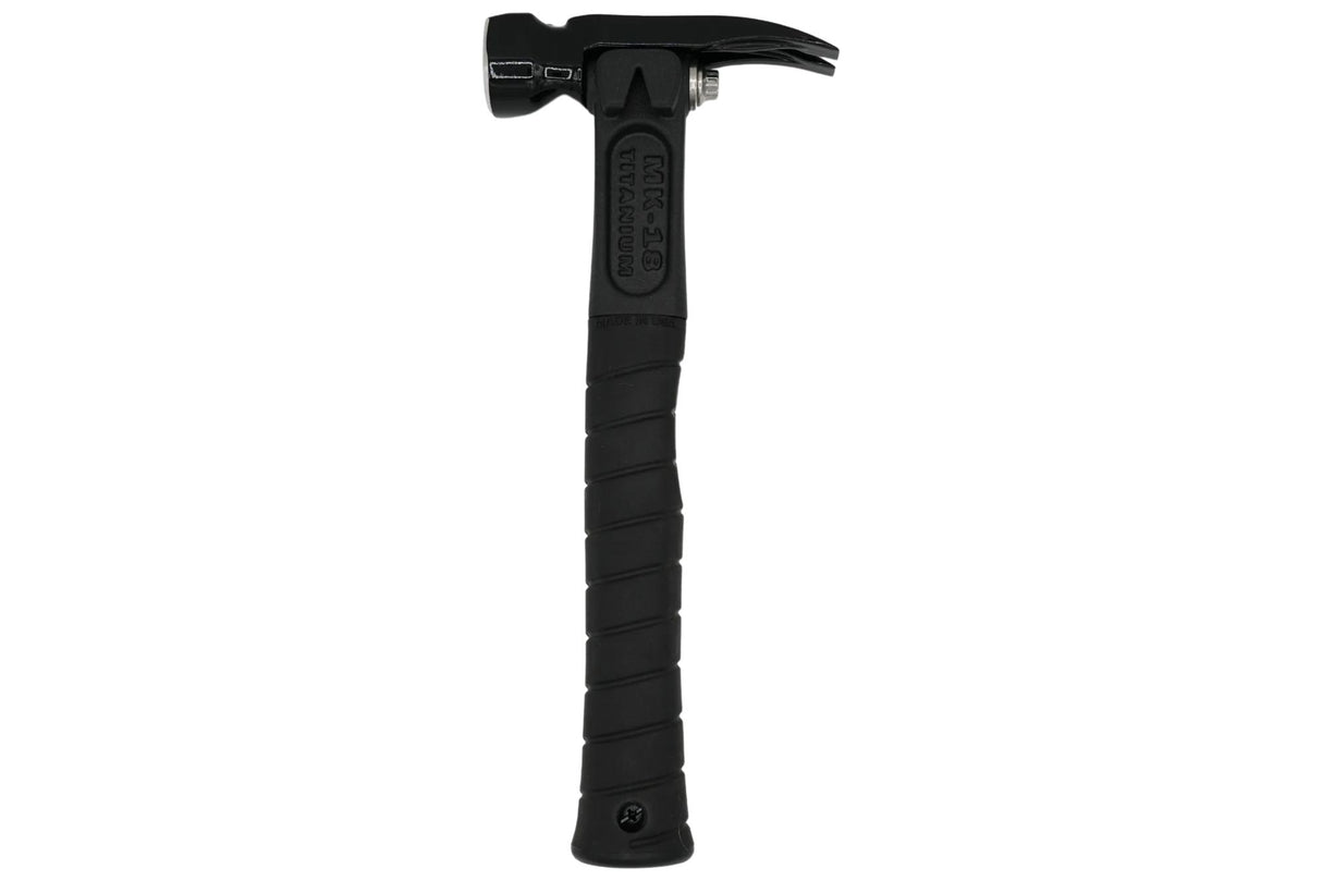 Martinez Murdered Out 12 OZ. Smooth Face Hammer