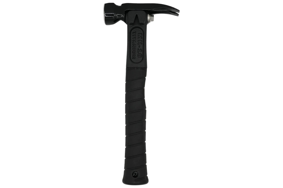 Martinez Murdered Out 12 OZ. Smooth Face Hammer