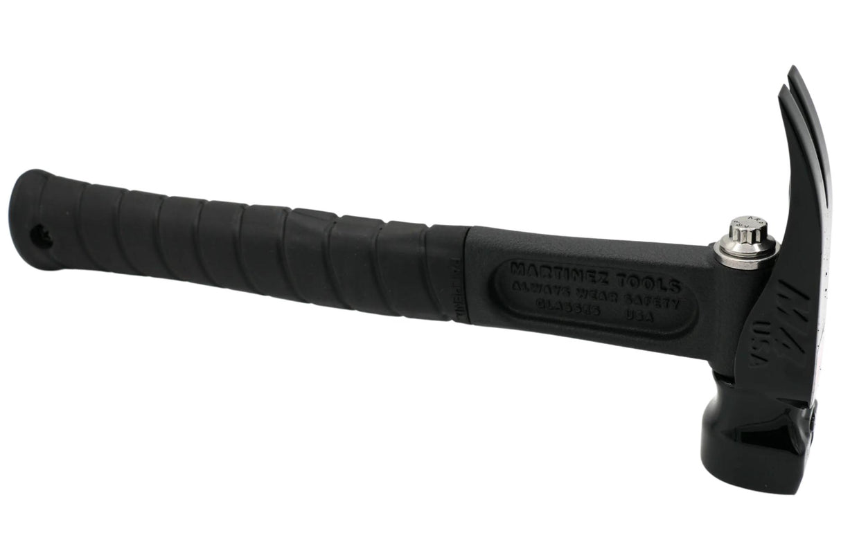 Martinez Murdered Out 12 OZ. Smooth Face Hammer