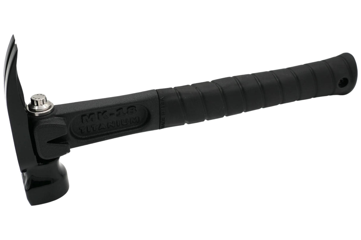 Martinez Murdered Out 12 OZ. Smooth Face Hammer