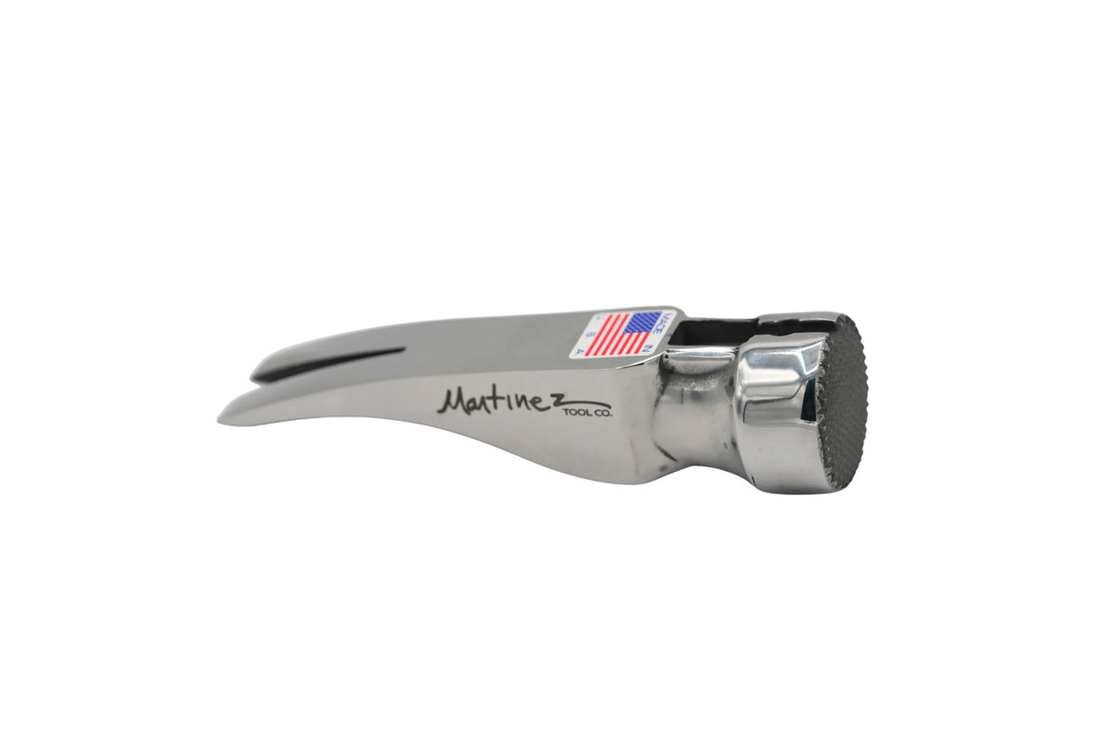 Polished Martinez Tool Co. M1 Milled Face Framing Hammer Head