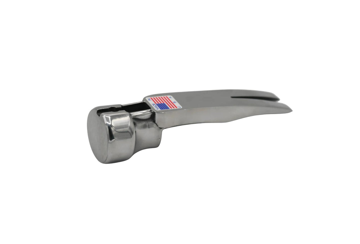 Polished Martinez Tool Co. M1 Smooth Face Framing Hammer Head
