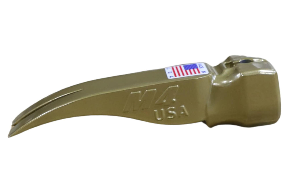 M4 12oz Smooth Face Finish Head Gold