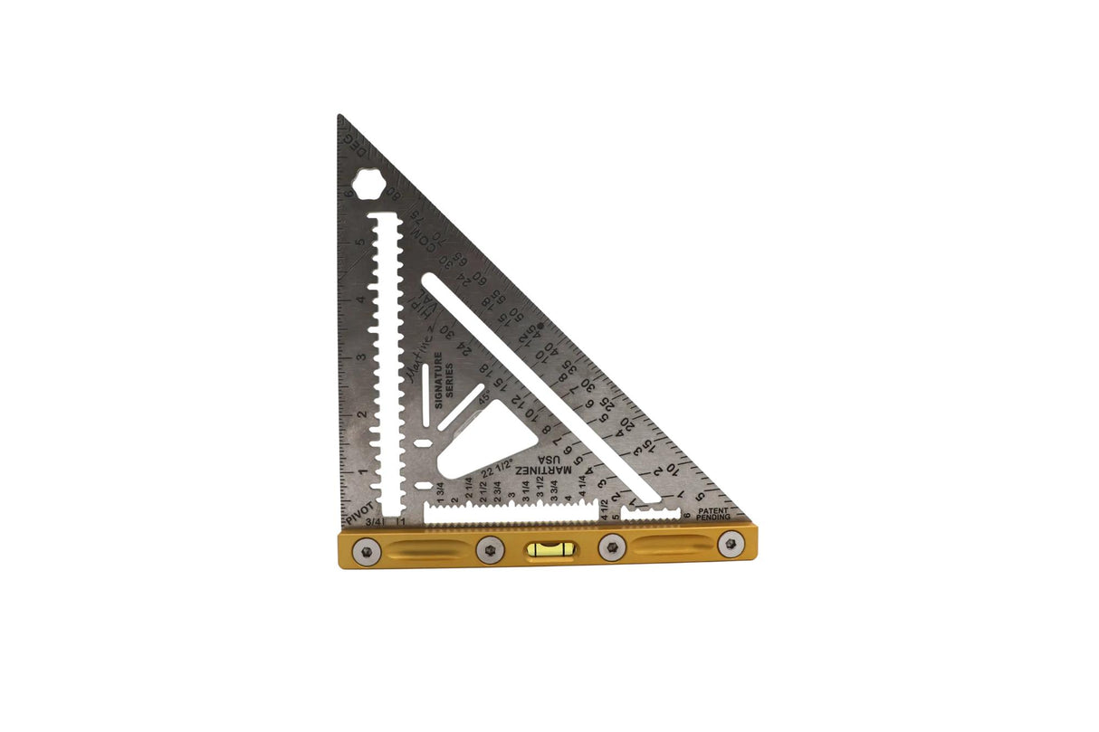 Martinez Titanium Rapid Square Imperial Blade Gold