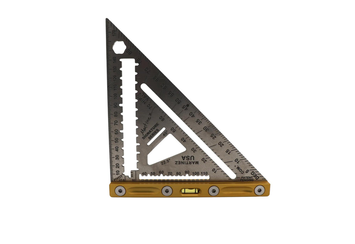 Martinez Titanium Rapid Square Metric Blade Gold