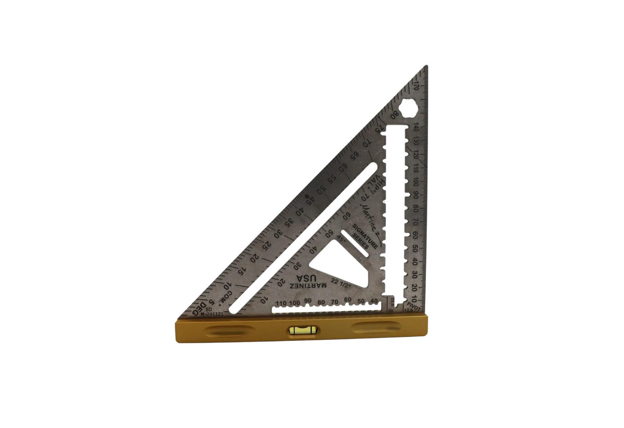 Martinez Titanium Rapid Square Metric Blade Gold