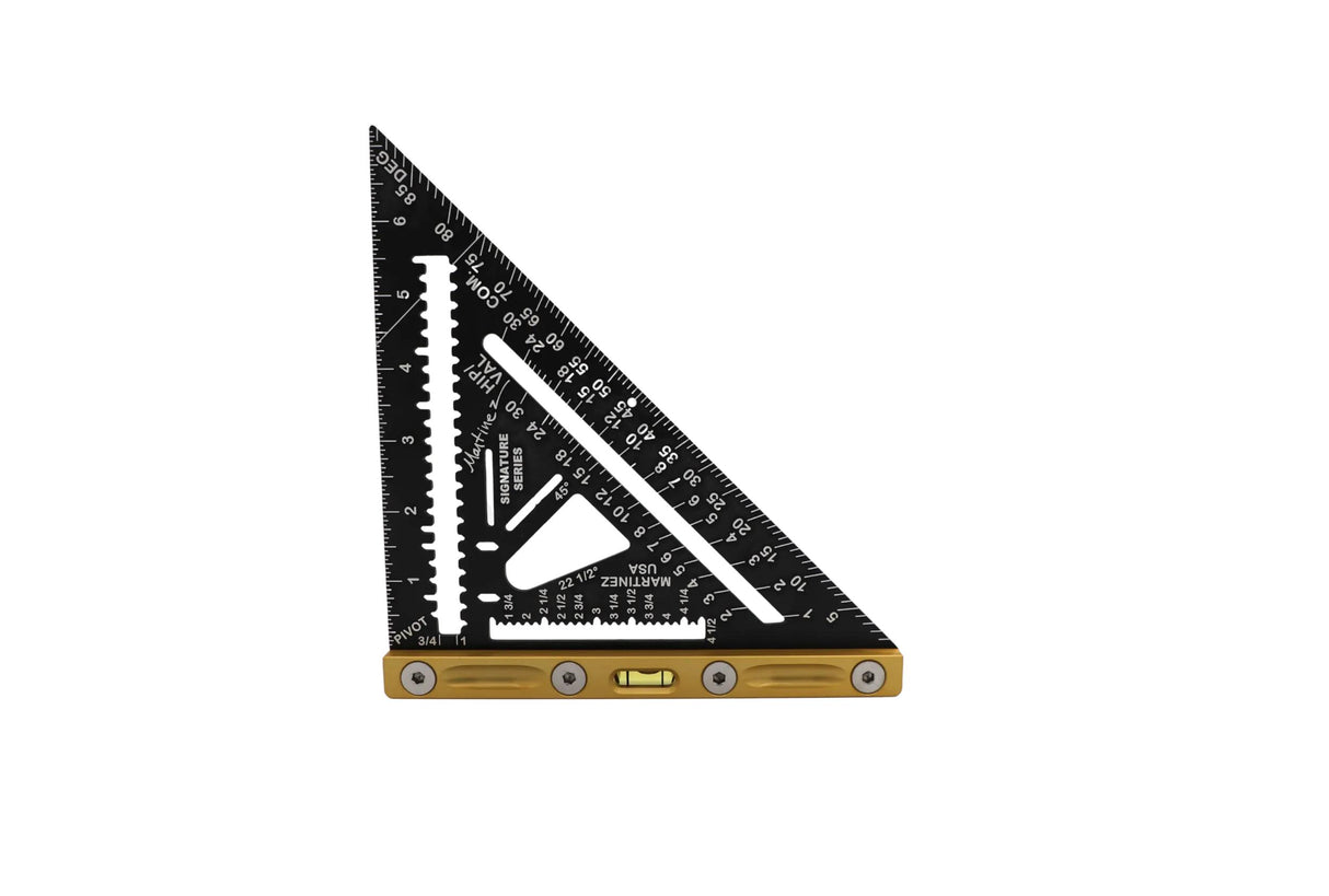 Martinez Aluminum Rapid Square Imperial Blade Gold