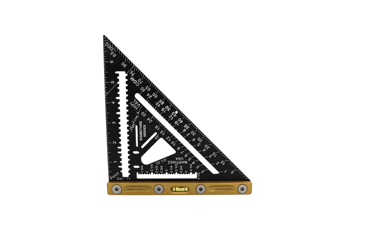 Martinez Aluminum Rapid Square Imperial Blade Gold