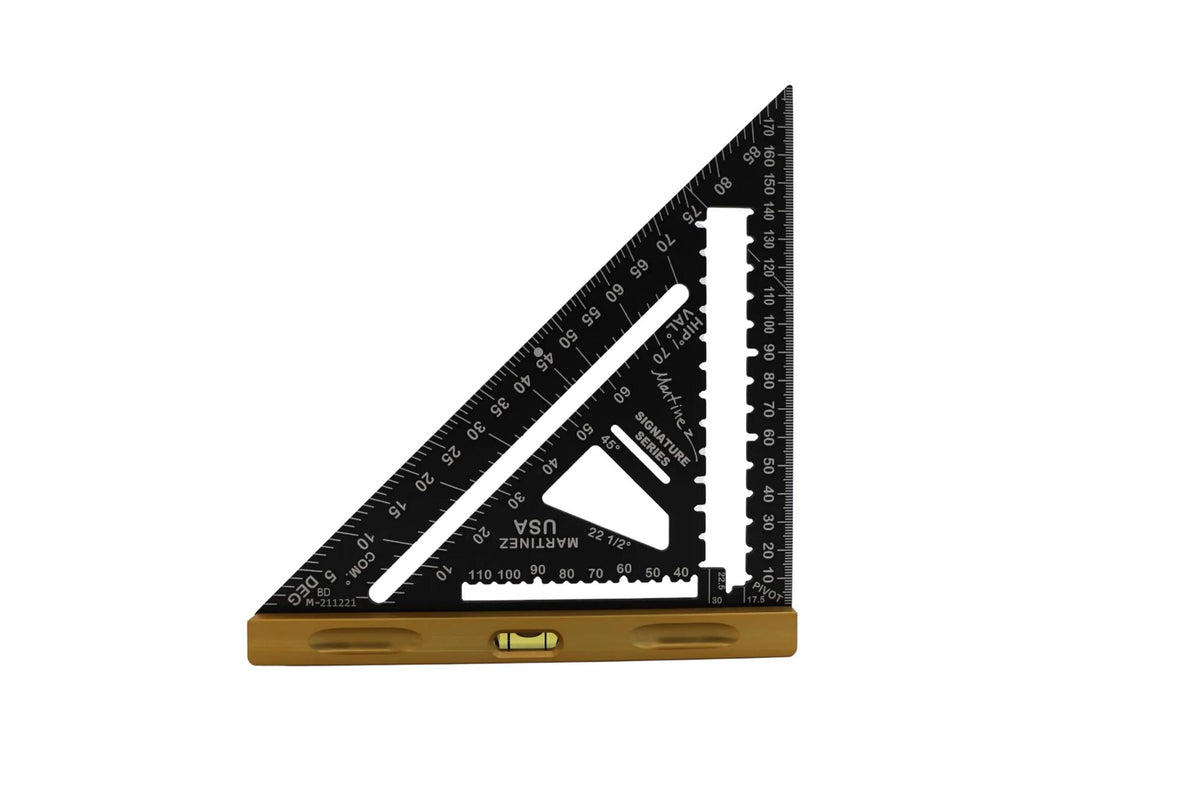 Martinez Aluminum Rapid Square Metric Blade Gold