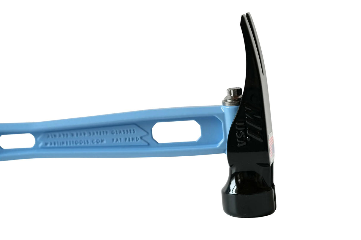 Martinez Blue Halo 15 Oz M1 Titanium Milled Face Framing Hammer
