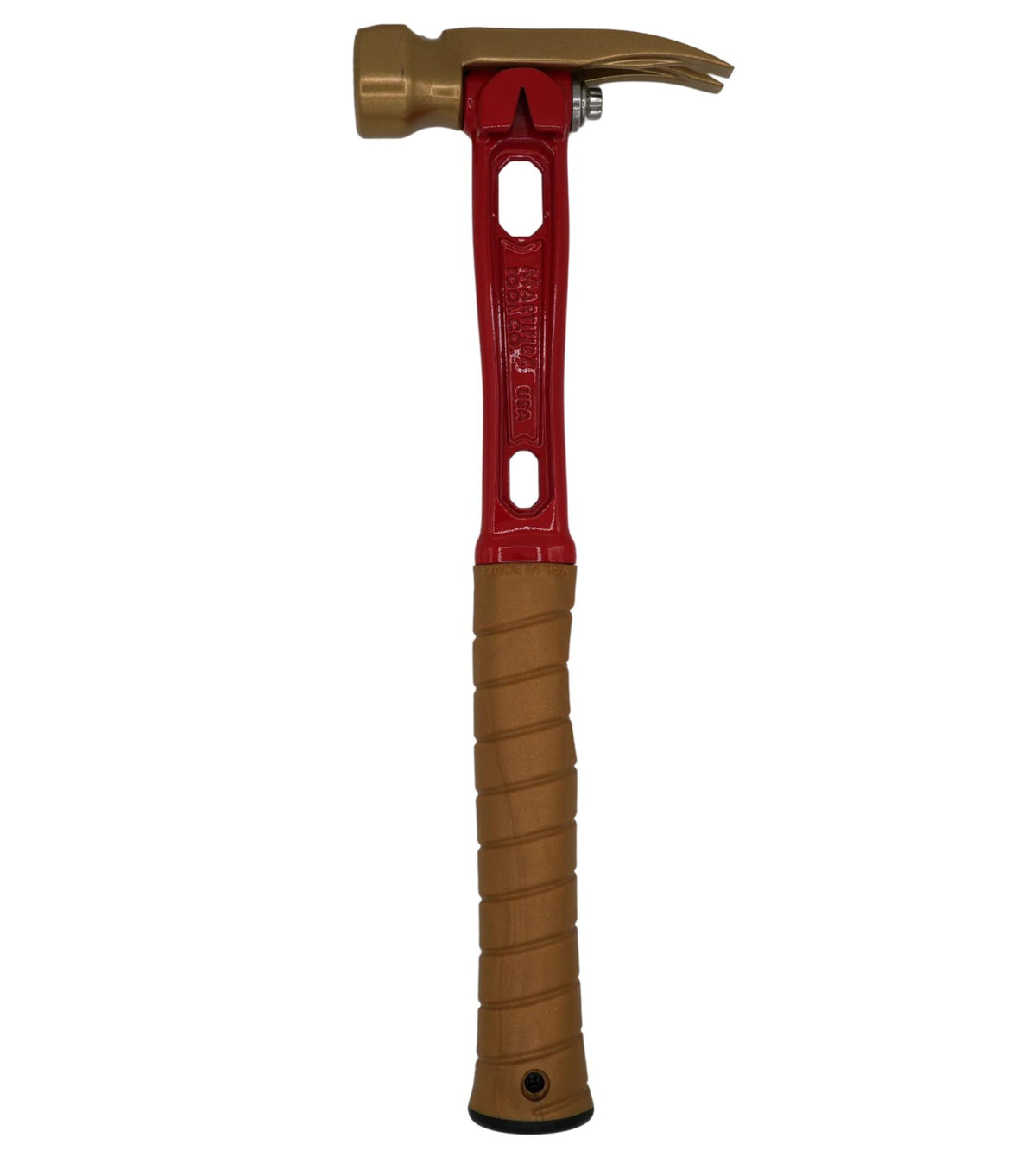 Martinez Iron man 12 oz M4 Dimple Face Titanium Finish Hammer