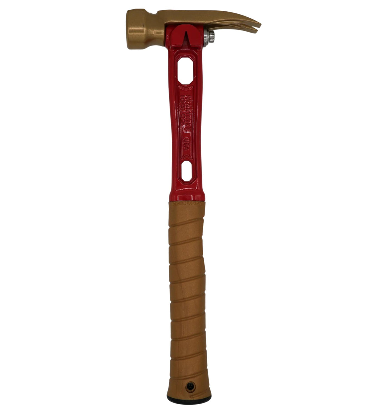 Martinez Iron man 12 oz M4 Dimple Face Titanium Finish Hammer