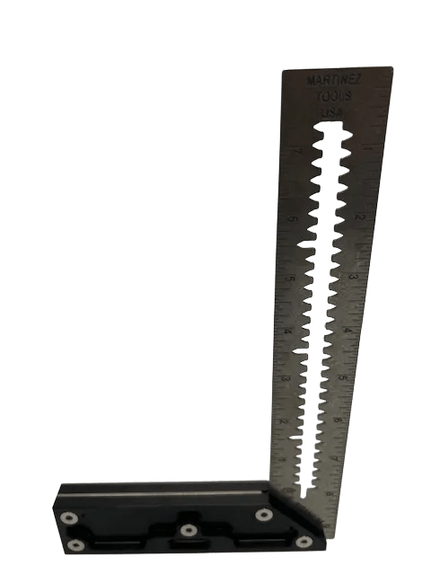 Martinez - Titanium Precision Square - (Black Anodized Heel)