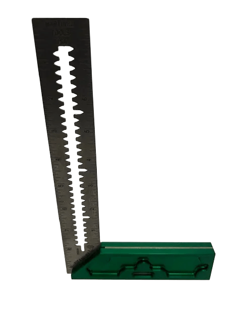 Martinez - Titanium Precision Square - (Green Anodized Heel)