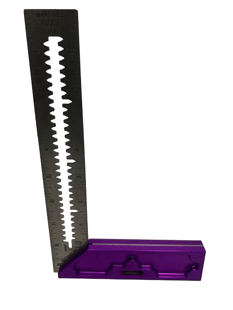 Martinez - Titanium Precision Square - (Purple Anodized Heel)