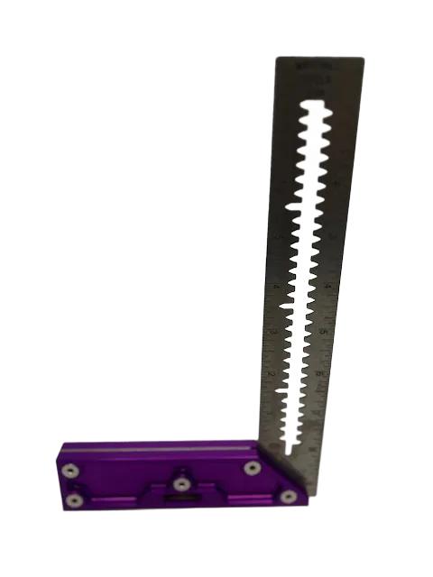 Martinez - Titanium Precision Square - (Purple Anodized Heel)