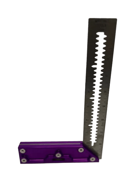 Martinez - Titanium Precision Square - (Purple Anodized Heel)