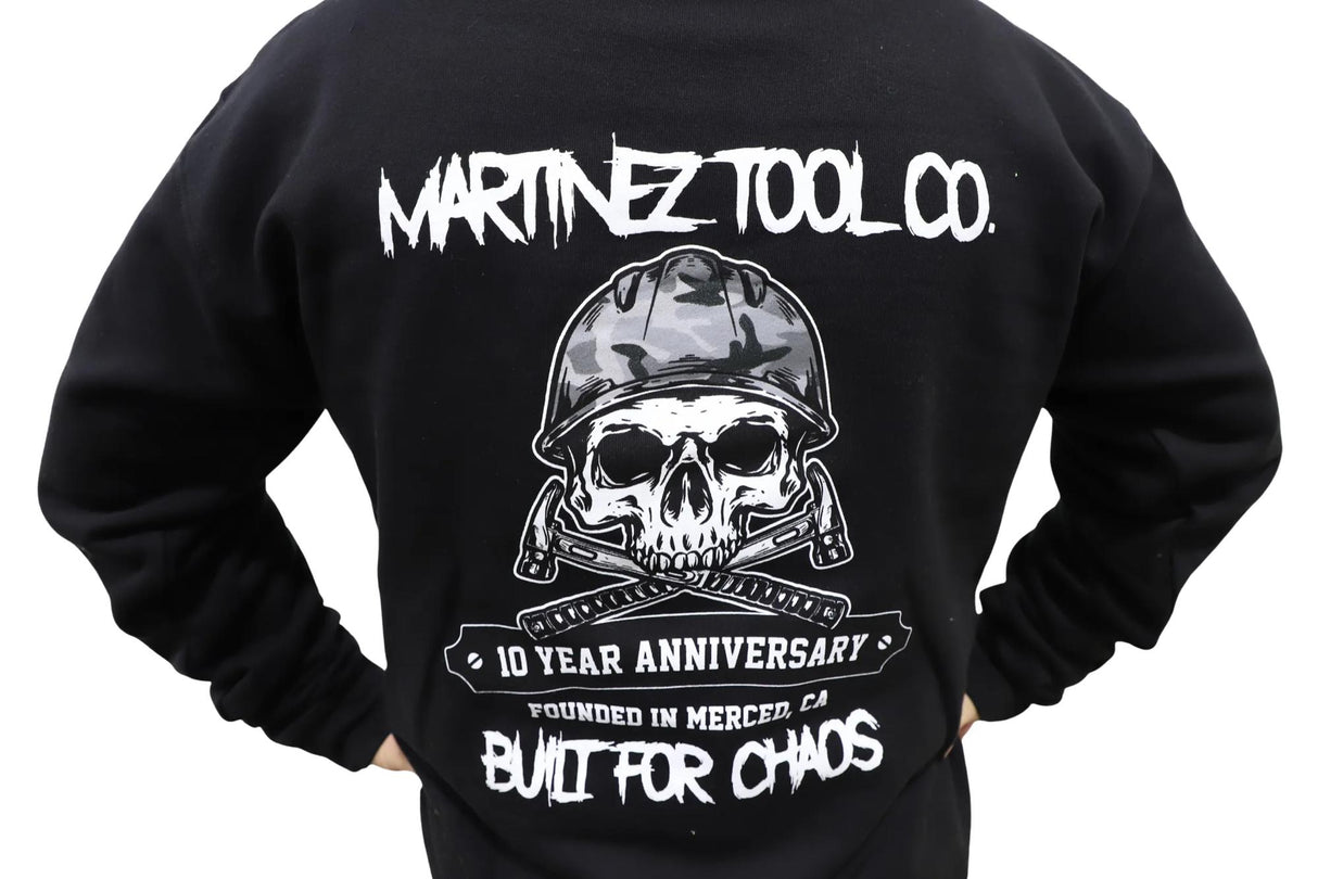 Martinez 10 Year Anniversary Hoodie - Black - Size XL