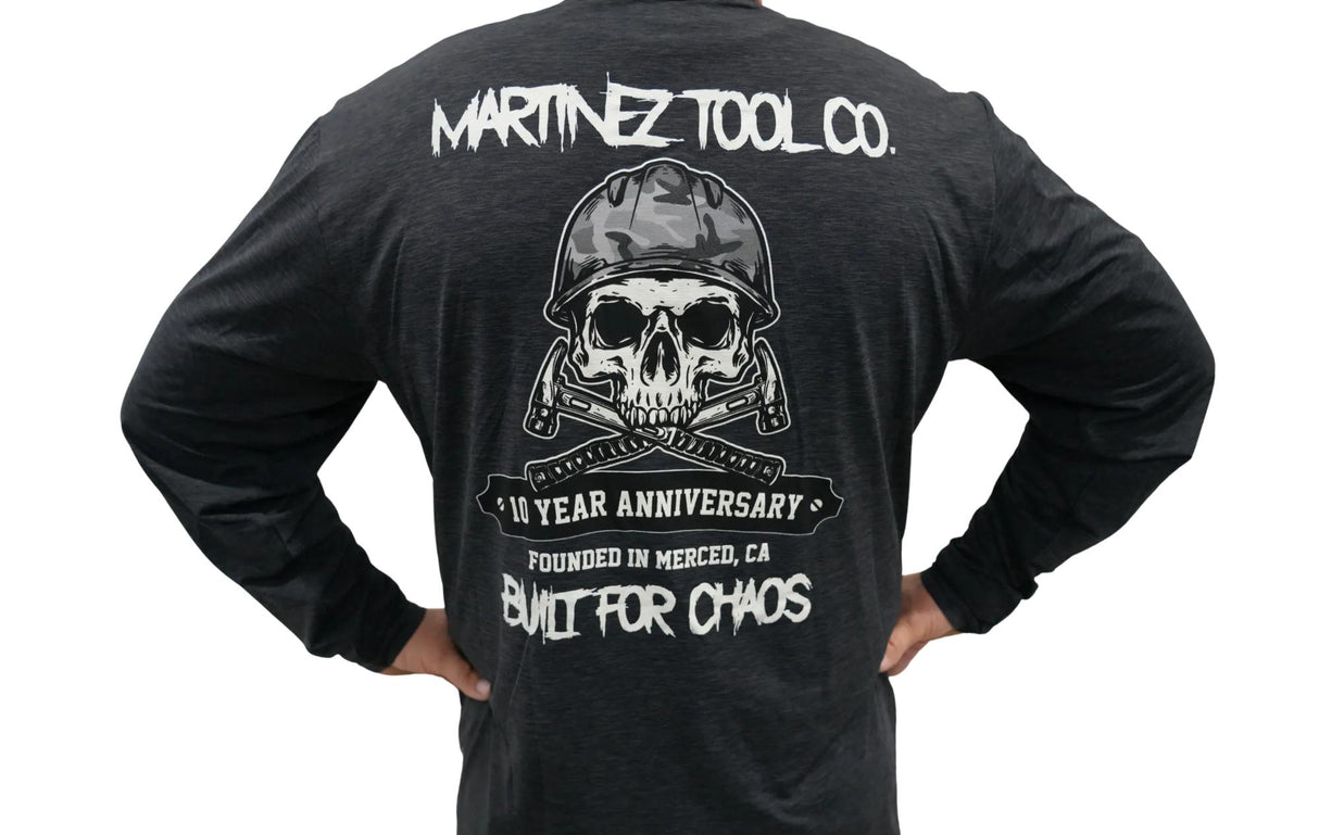 Martinez 10 Year Anniversary Performance Long Sleeve - Charcoal - Small