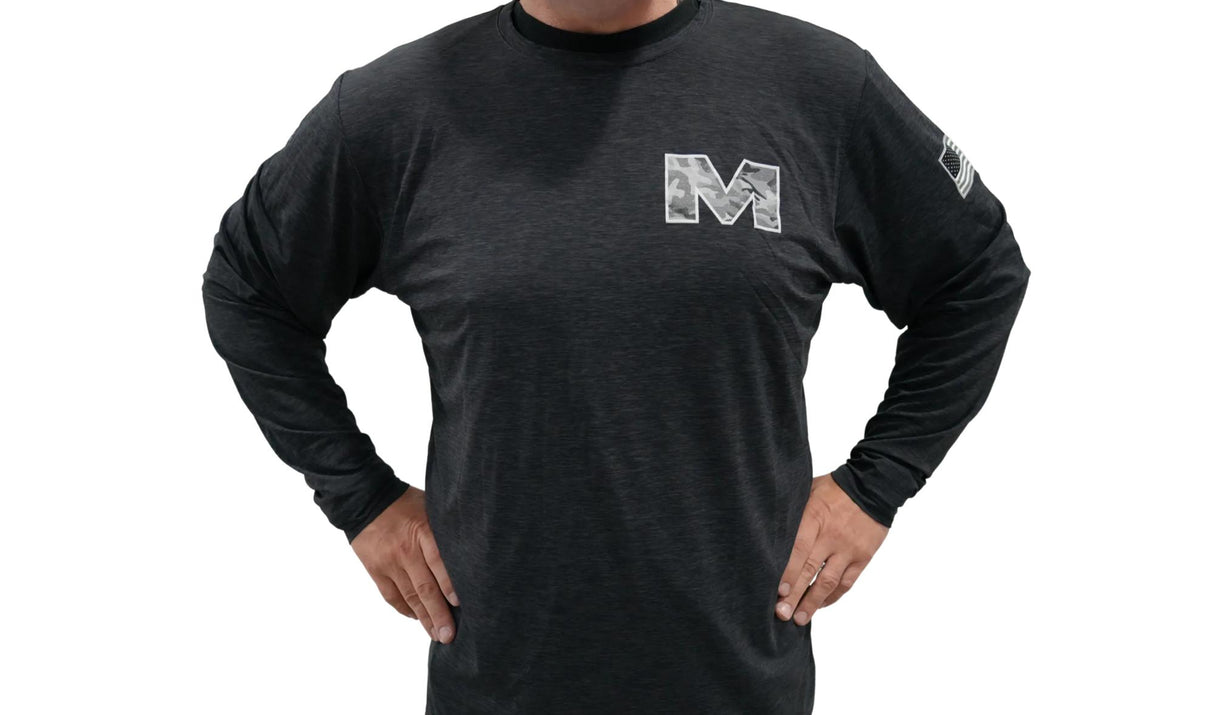 Martinez 10 Year Anniversary Performance Long Sleeve - Charcoal - Small