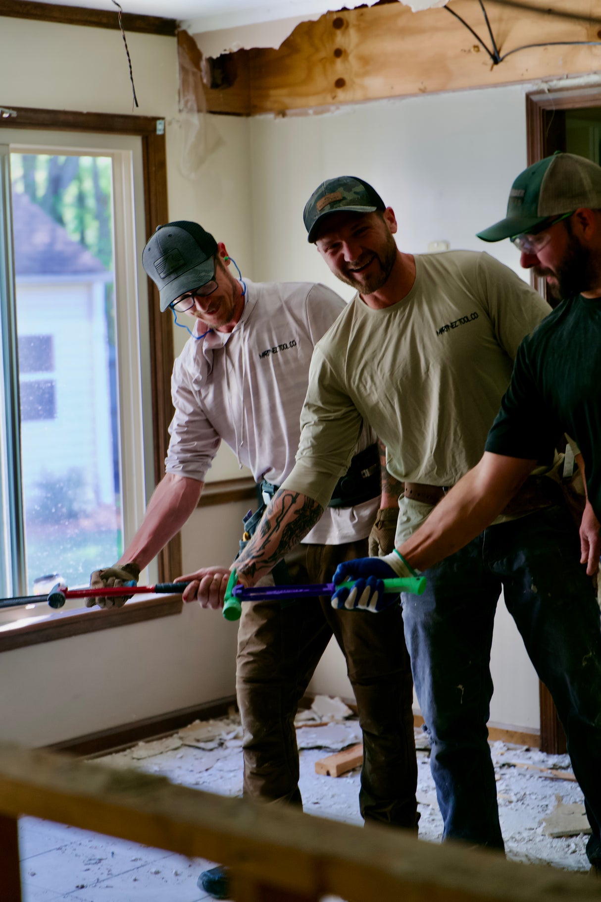 M1 MILLED FACE FRAMING HAMMER HEAD - GREEN