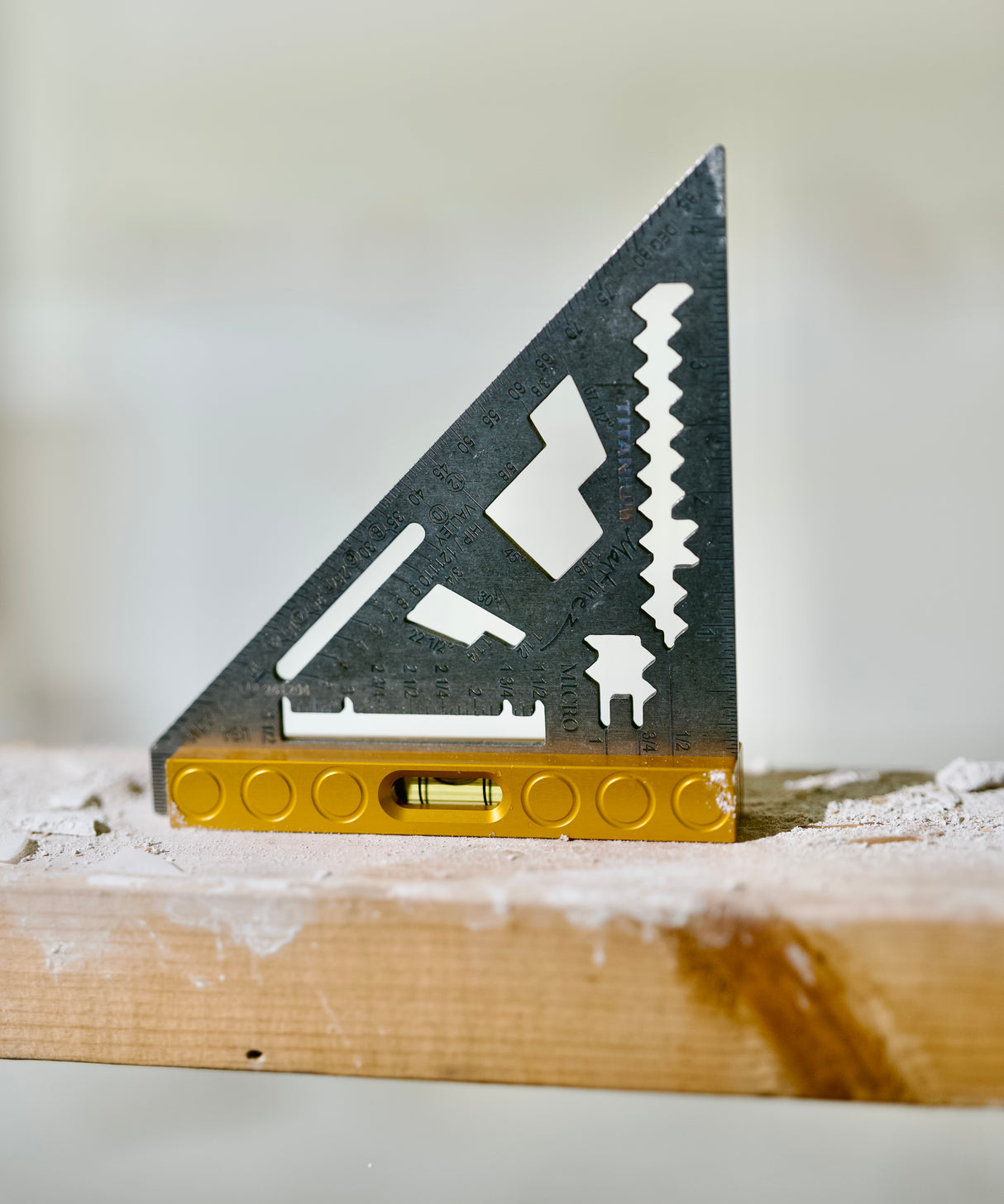 Martinez LevelLine Series™ – Titanium Micro Square (Orange Anodized Heel)