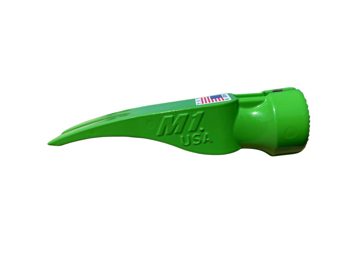 M1 MILLED FACE FRAMING HAMMER HEAD - GREEN