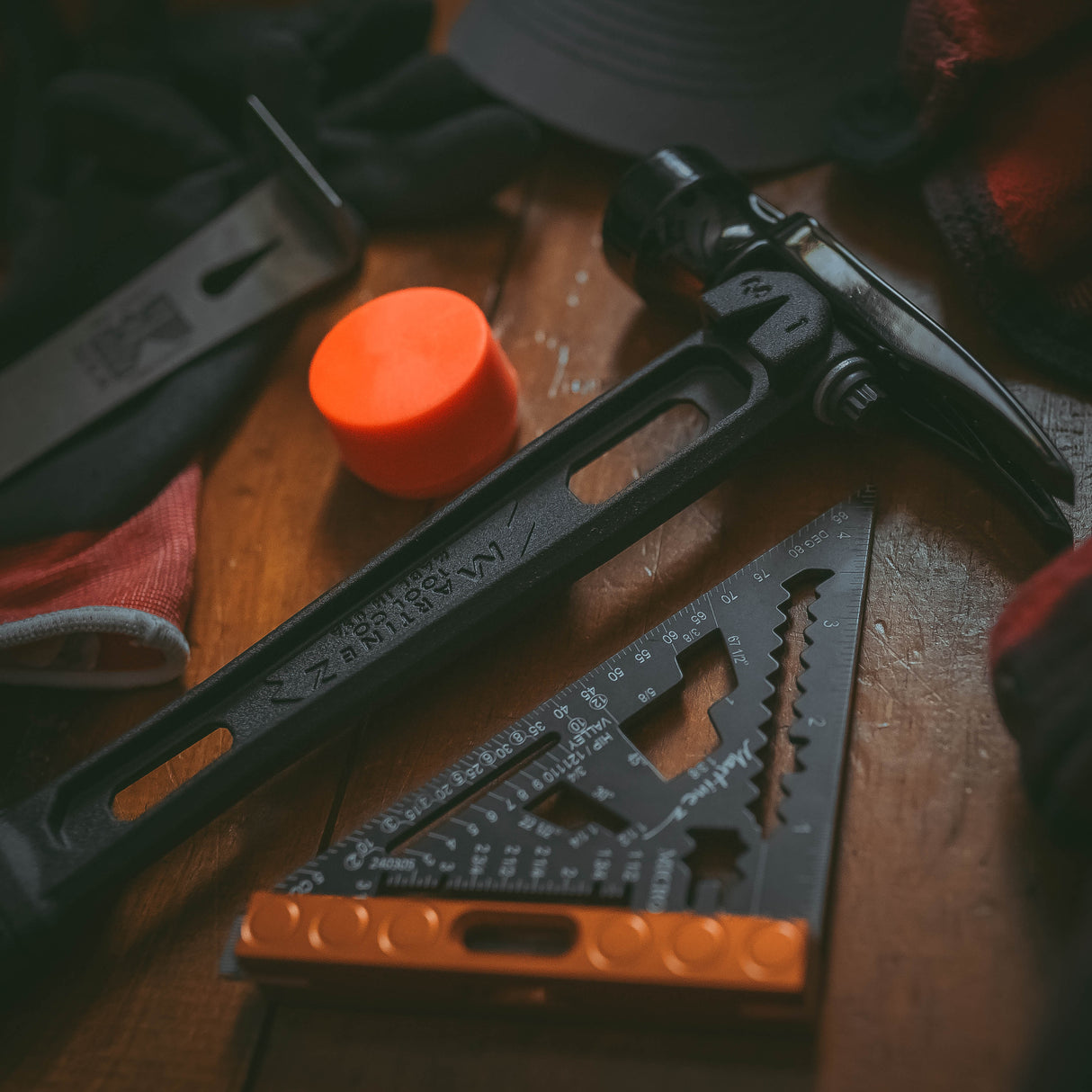 Martinez Murdered-Out 15 oz M1 Milled Face Titanium Framing Hammer