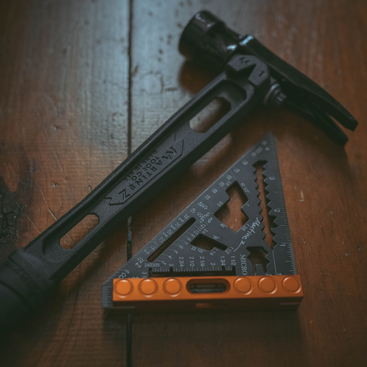 Martinez Murdered-Out 15 oz M1 Milled Face Titanium Framing Hammer