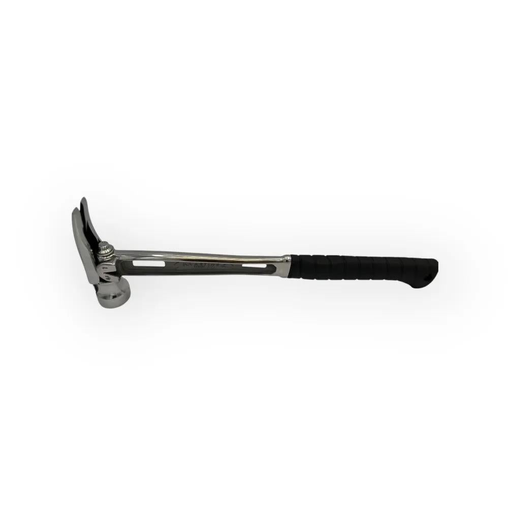 M1 Titanium Handle 15oz Milled Steel Head Polished Precision Curved Grip Framing Hammer MZ4509_PL